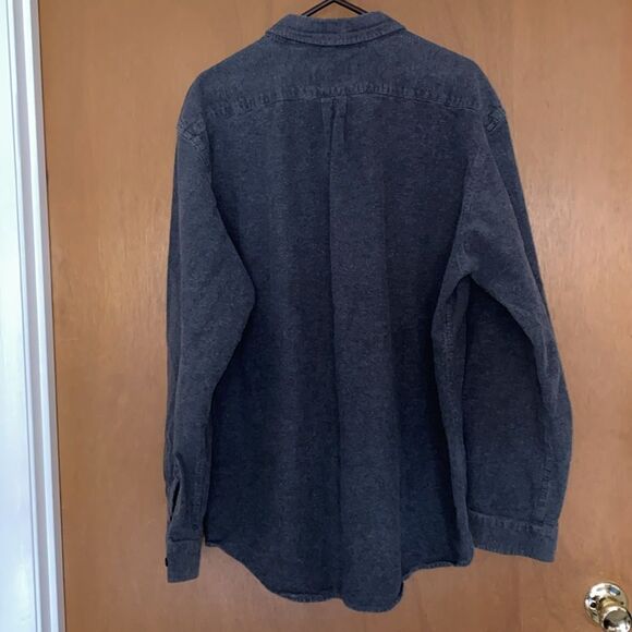 Mens Eddie Bauer tall XL Flannel like material Long sleeve button down shirts - Picture 7 of 7